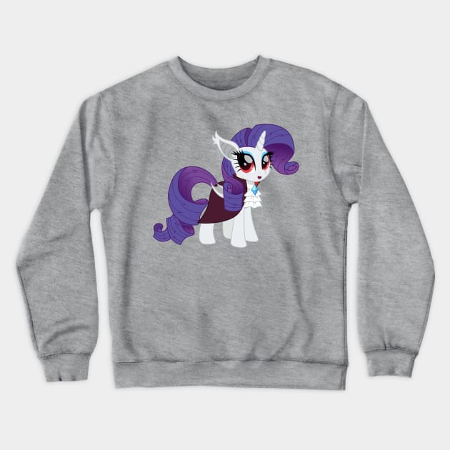 Rarity bat pony Crewneck Sweatshirt by CloudyGlow